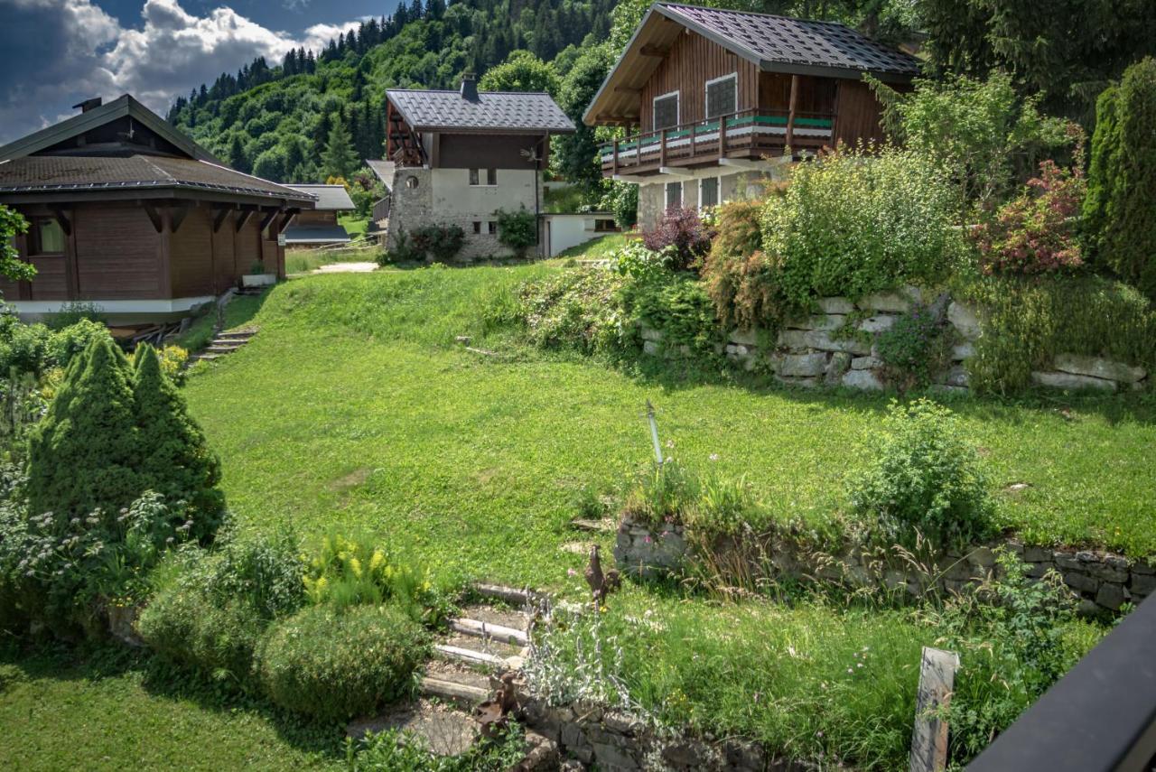 Ferienwohnung Six-Deniers Les Gets Exterior foto