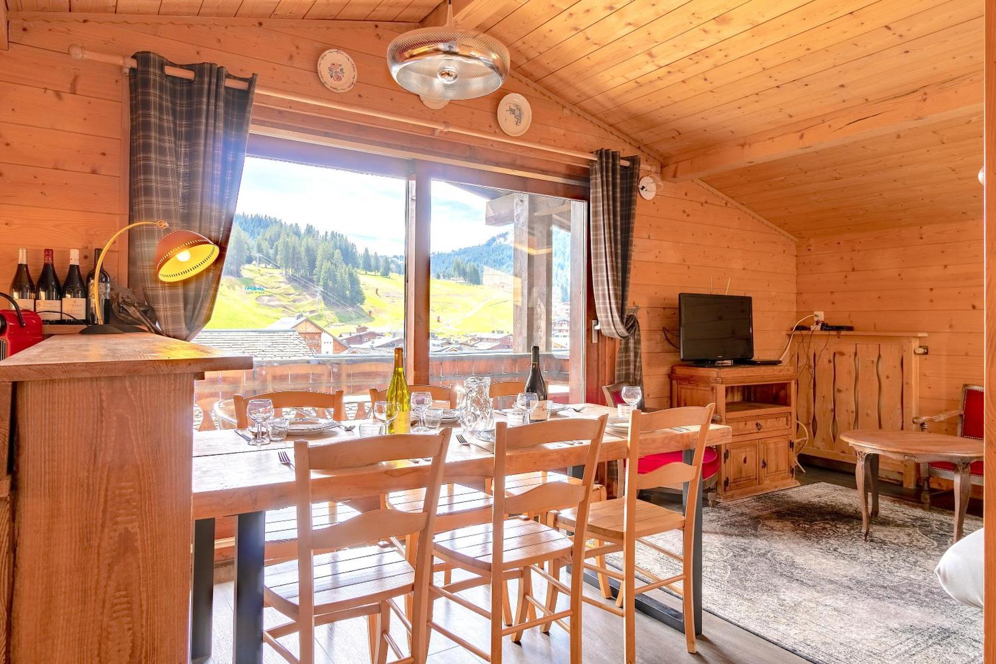 Ferienwohnung Six-Deniers Les Gets Exterior foto