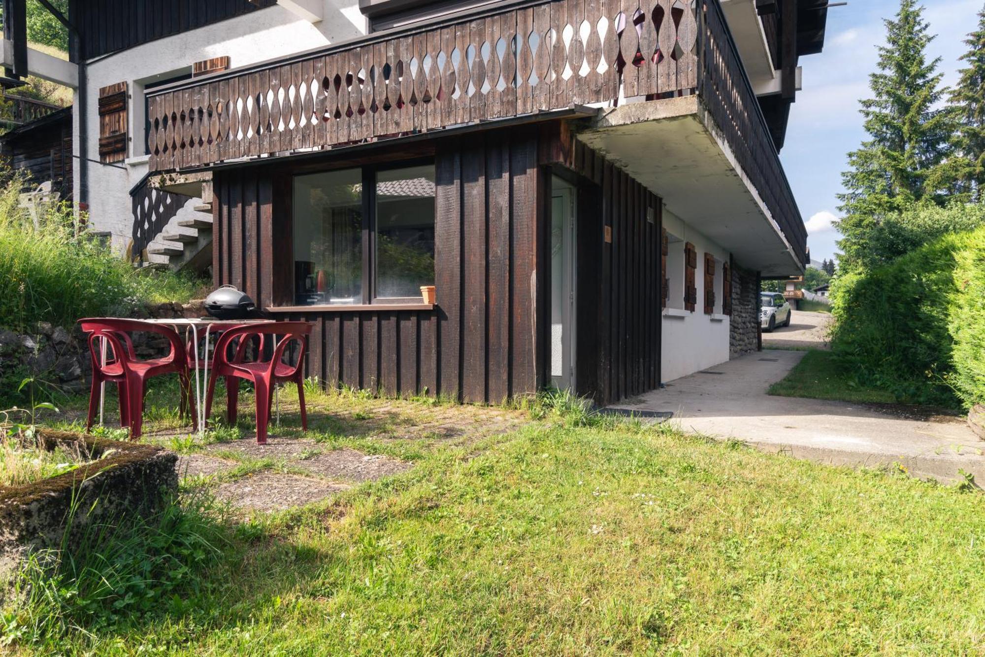 Ferienwohnung Six-Deniers Les Gets Exterior foto